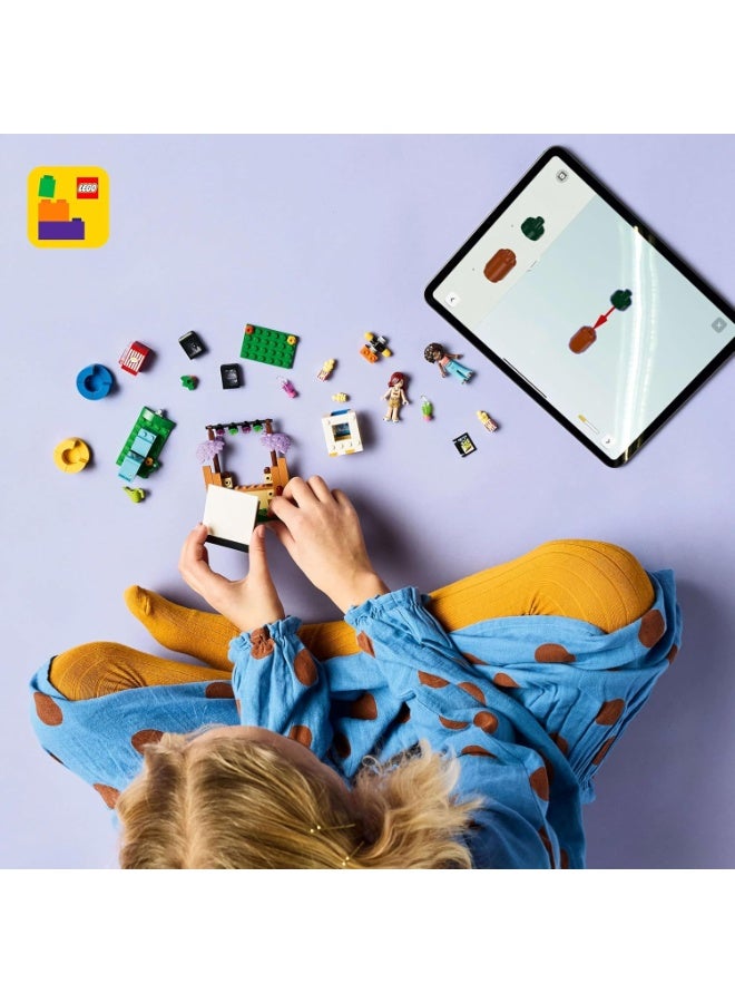 LEGO لعبة LEGO Friends لليلة فيلم الصداقة للفتيات من عمر 6 سنوات فما فوق - تشمل دميتين صغيرتين، وشاشة، وجهاز عرض ضوء - مجموعة بناء إبداعية - 42642 - Image 5